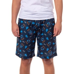 Harry Potter Pajamas Hogwarts House Crest All Over Print Pj Sleep Shorts - 1 of 4