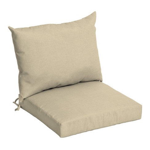 Chambray Beige Plain Indoor Cushion (L)35cm x (W)35cm