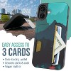 Smartish iPhone 16 Wallet Case - Wallet Slayer Vol 2 Credit Card Kickstand Holder - 2 of 4