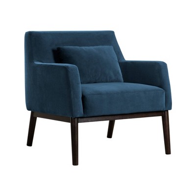 blue velvet chair target