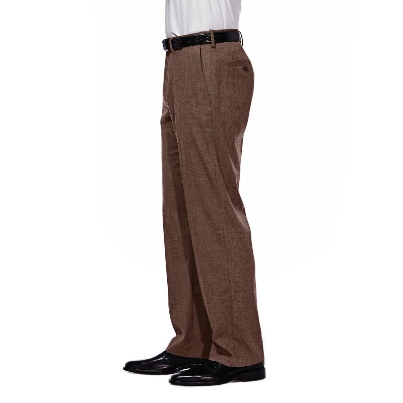 Haggar Men's J.M. Haggar Premium Stretch Classic Fit Flat Front Dress Pant, 2 of 6
