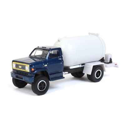 1/64 Exclusive Limited 1984 Chevy C-60 Propane Truck with Blue Cab 51312-A