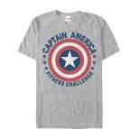 Men's Marvel Captain America Fitness Shield T-Shirt