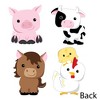 Big Dot of Happiness Farm Animals - Cow, Horse, Pig and Chicken Decorations DIY Baby Shower or Birthday Party Essentials - Set of 20 - 3 of 4