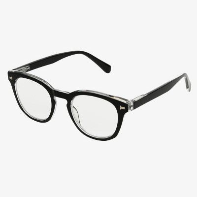 Women's Plastic Round Blue Light Filtering Glasses - Universal Thread' Black Diopter - image 2