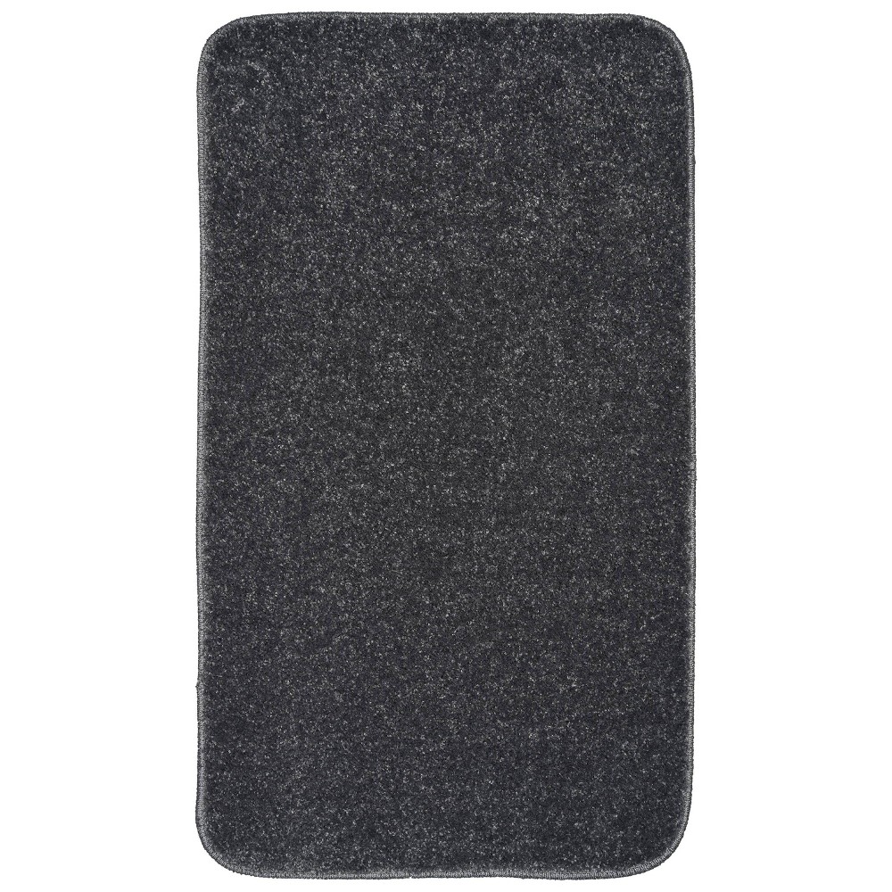 20inx34in Gramercy Bath Rug Cinder Gray - Garland Rug