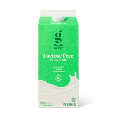 Lactose Free 1% Milk - 0.5gal - Good & Gather™