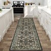 Washable Rugs for Living Room - Stain Resistant, Non-Slip, Pastel Oriental Rugs for Bedroom, Dining Room, Kitchen - 3 of 4