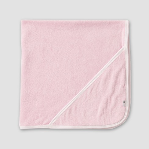 Burt's Bees Baby® Organic Cotton Hooded Towel - Blossom - image 1 of 3