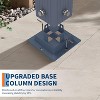 GustoWave Patio 10x10 Ft Outdoor Pergola Gazebo for Backyard Garden Porch - 4 of 4