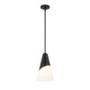 Crystorama Lighting Tori 1 - Light Pendant in  Matte Black - 2 of 3