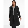 Allegra K Women's Winter Faux Fur Collar Double Breasted Long Warm Coats - 4 of 4