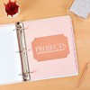 Paper Junkie 12 Sets Pink 8 Tab Dividers For 3 Ring Binder, Binder