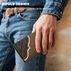 Wrangler Vertical Bifold Genuine Leather Wallet, Contrast Corner Rodeo - 3 of 4