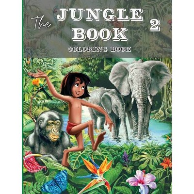 The Jungle Book 2 Coloring Book - by  Liudmila Coloring Books (Paperback)