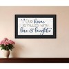 HomeRoots Our Home Black Framed Print Wall Art - 2 of 3
