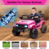 12V Kids Ride On Truck Car with Remote Control - Electric Ride On Toys for Toddlers - 4 of 4