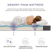 Modway Aveline 6" Queen Memory Foam Mattress – CertiPUR-US Certified Pressure-Relieving Sleep Support - 2 of 4