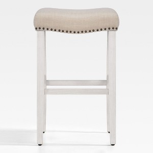 WestinTrends 29" Upholstered Saddle Seat Bar Stool - 1 of 4