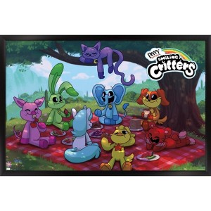 Trends International Poppy Playtime: Chapter 4 - Smiling Critters Picnic Framed Wall Poster Prints - 1 of 4