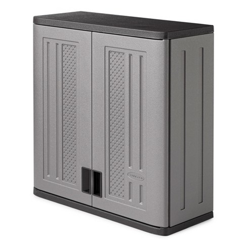 Suncast Wall Storage Cabinet, Grey