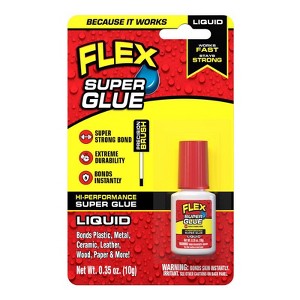 Flex Seal Family of Products Flex Super Glue High Strength Super Glue Brush On 10 gm (Case of 8) - 1 of 1