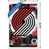 Trends International NBA Portland Trail Blazers - Maximalist Logo 23 Framed Wall Poster Prints - 3 of 4