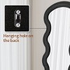 Full Length Wavy Floor Mirror with Stand, Decorative Wall Mirror for Bedroom, Dressing Room, Modern Framed Mirror-The Pop Home - 2 of 4