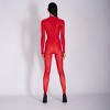 LECHERY Women's Lustrous Silky Shiny Sheer Bodystocking - 2 of 2