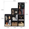 VECELO 3 Shelf Bookcase, Wood Bookshelf and Bookshelves - 3 of 4