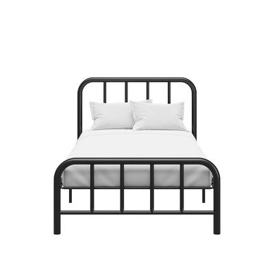 RealRooms Marva Metal Bed Frame with Headboard