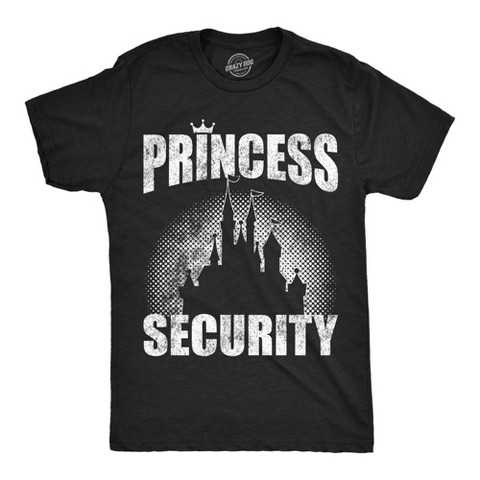Мужские футболки Crazy Dog T-Shirts, Inc. Mens Funny T Shirts Princess Security Sarcastic Graphic Novelty Tee For Men - Crazy Dog Men's T Shirt with Fun Design Black XL