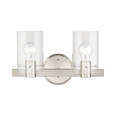 Livex Lighting Munich 2 - Light Vanity in  Brushed Nickel