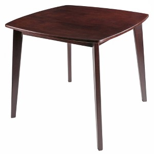 Pauline Dining Table Walnut - Winsome: Solid Wood, Square Shape, Seats 4 - 1 of 4