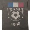 Team Gear Vintage France 1998 Adult Pepper Crew Neck Short Sleeve T-shirt-Small - 2 of 4