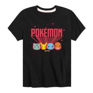 Boys' - Pokémon - Retro Pokémon Short Sleeve Graphic T-Shirt - 1 of 4