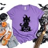 Simply Sage Market Women's Cat Perched On A Pumpkin Short Sleeve Graphic Tee - 3 of 4