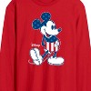Men's - Disney - Mickey Flag Pattern Long Sleeve Graphic T-Shirt - 2 of 3