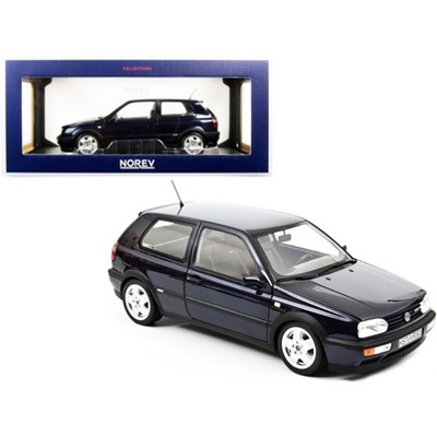 1996 Volkswagen Golf VR6 Dark Blue Metallic 1/18 Diecast Model Car by Norev