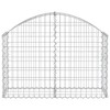 vidaXL Garden Raised Bed Powder-coated Steel 126.8"x39.4"x14.2" Gray - 3 of 4