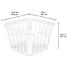 Sterilite Square Laundry Basket 1.25 Bushel Plastic Hamper with Handles - 2 of 4