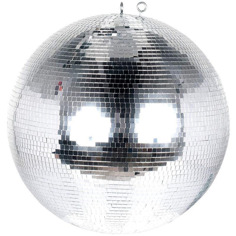 Eliminator Lighting EM16 Hanging Mirror Disco Ball for Parties, Clubs, Dance Floor, DJ Sets, 16 Inch Diameter, 1 of 7