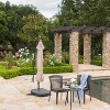 Syemin Patio Umbrella, Garden Table Umbrella with Button Tilt, Crank and Stable Umbrella Base for Patio, Garden, Yard, Beige, 116.5"*116.5"*111" - 4 of 4