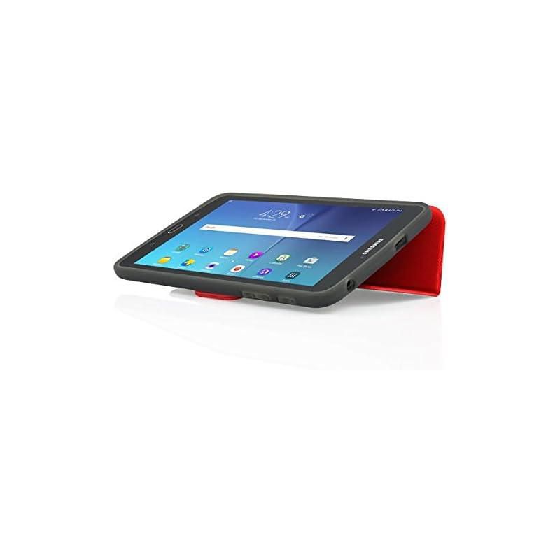 Incipio Clarion Folio case for Samsung Galaxy Tab E - Red/Black, 5 of 6