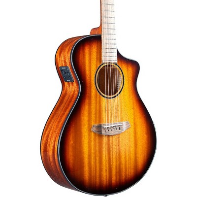 Breedlove Discovery S CE Sitka-African Mahogany Concert Acoustic-Electric Guitar Edge Burst