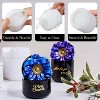 JDICTION Jar Container Resin Molds (2 PCS) - Silicone Molds with Flower Lid for Epoxy Resin Casting, DIY Jewelry Box/Flowerpot/Candle Cup - 3 of 4