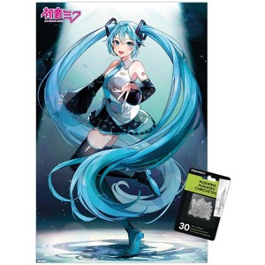 Trends International Hatsune Miku - Moonlight Elegance Unframed Wall Poster Prints - 1 of 4