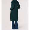 Women's Longline Borg Coat - APRICOT - 3 of 4