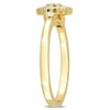 EVERLY JEWELRY |Yellow Plated Sterling Silver 1/5 CT TW Diamond Fashion Ring - 2 of 4