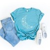 Simply Sage Market Women's Floral Moon Short Sleeve Graphic Tee - 3 of 3